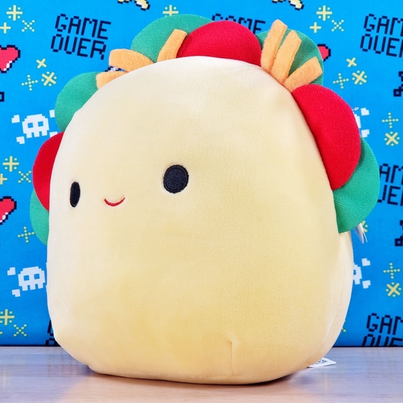 Squishmallow Tex the Taco 8" UltraSoft Stuffed Food Squad Kids Toy Plush NWT - Picture 6 of 12